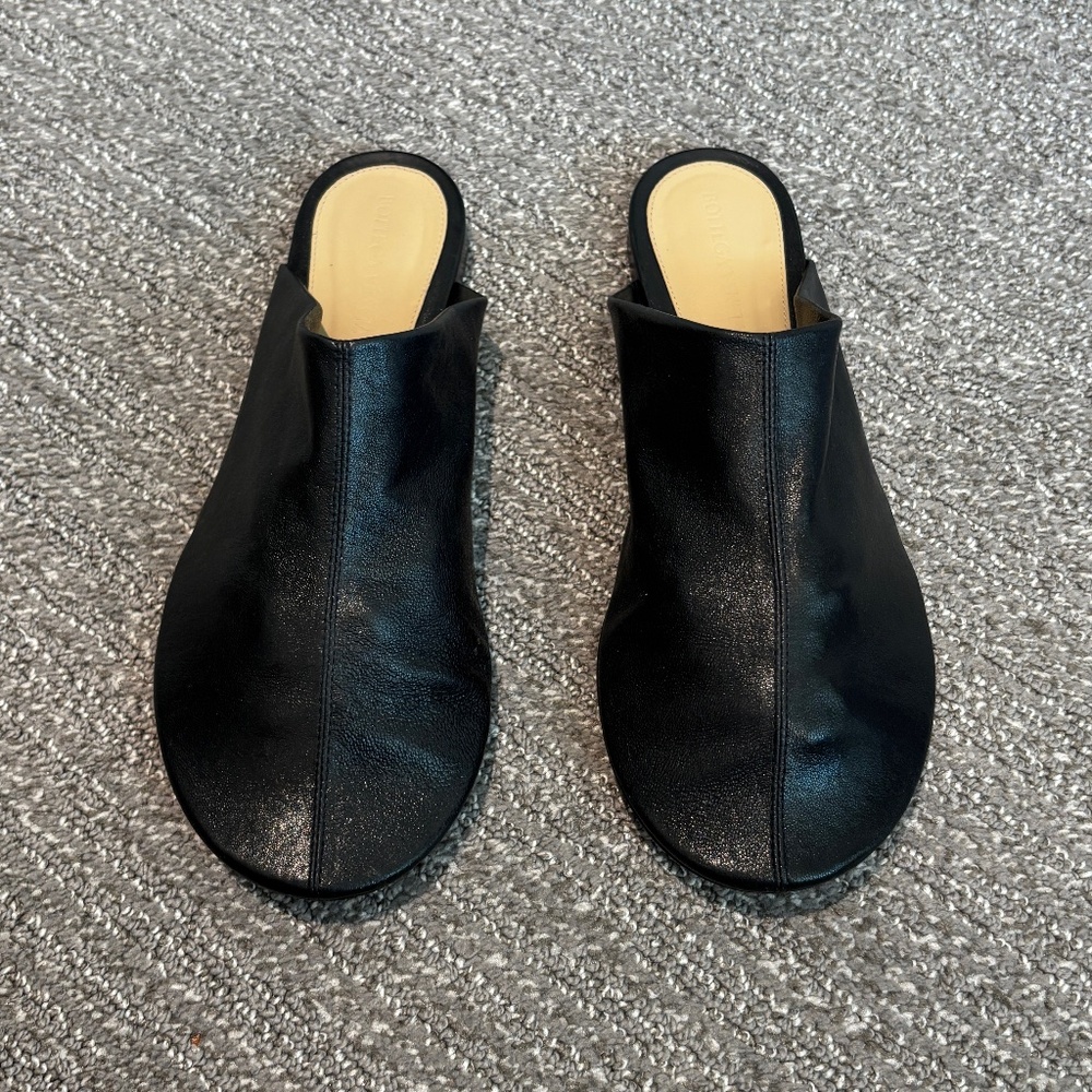 Bottega Veneta Napa Stretch Cocktail Mule Flats